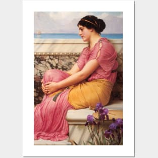 Absence Makes the Heart Grow Fonder by John William Godward Posters and Art